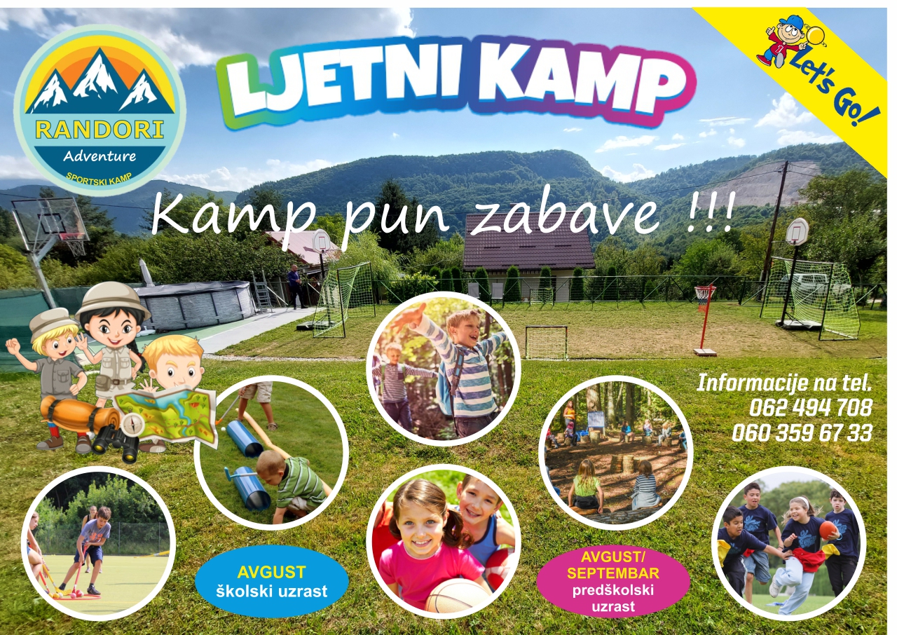 Ljetni kamp za djecu - kamp pun zabave